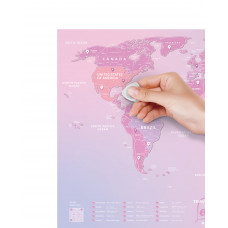 Скретч Карта Світу Travel Map Love World