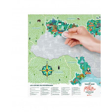 Скретч Карта Travel Map Моя Рідна Україна