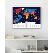 Скретч Карта Світу Travel Map Holiday