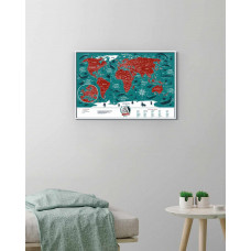 Скретч Карта Світу Travel Map Marine