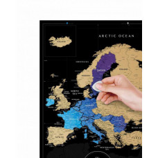 Скретч карта Європи Travel Map® Black Europe