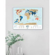 Скретч Карта Світу Travel Map® Holiday Lagoon