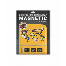 Скретч Карта Світу Travel Map® Magnetic World
