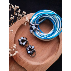 Набір з сережок та підвіски Bead Горобчик