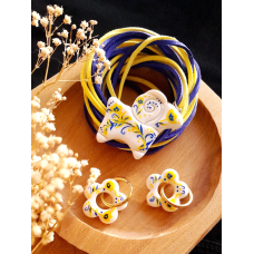 Набір з сережок та підвіски Bead Баранчик
