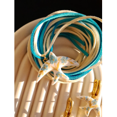 Набір з сережок та підвіски Bead Ластівки