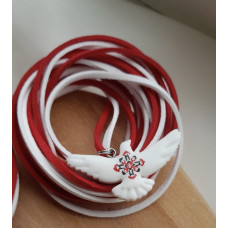 Підвіска Bead Горлиця біла з іменем