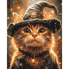 Картина за номерами Brushme Котик маг