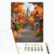 Картина за номерами Brushme Жовтневе містечко