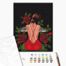 Картина за номерами Brushme Мелодія серця