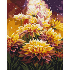 Картина за номерами «Космічні квіти»