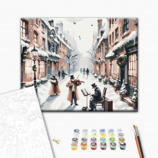 Картина за номерами Brushme Різдвяна мелодія
