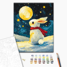 Картина за номерами Brushme Білий зимовий принц