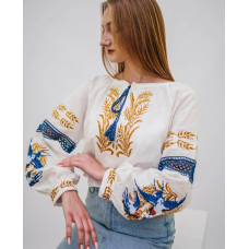 Жіноча вишиванка ESQ Ластівонька біла