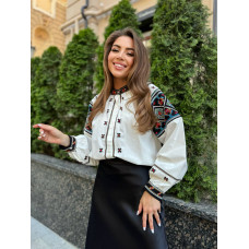 Жіноча вишиванка ESQ Родючість біла