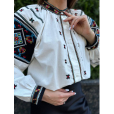 Жіноча вишиванка ESQ Родючість біла