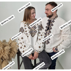 Парні вишиванки ESQ Святкові білі