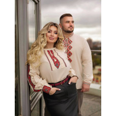 Парні вишиванки ESQ Традиційні бежеві