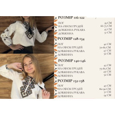 Вишиванка для дівчинки ESQ Святкова біла