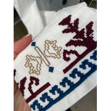 Чоловіча вишиванка ESQ Горгани біла