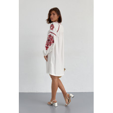 Жіноча вишита сукня ESQ Натхнення коротка молочна