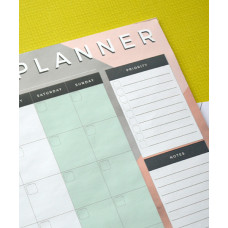 Планінг "Monthly Planner" на магніті бірюзовий