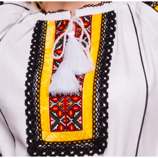 Жіноча вишита сукня Galychanka Перемога біла
