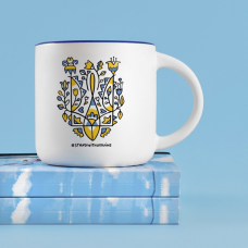 Чашка Gifty Герб України з синім