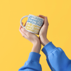 Чашка Gifty Міста України жовта