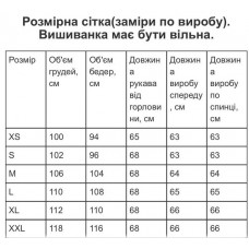 Жіноча вишиванка Merezhka Папороть блакитна