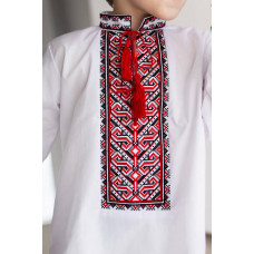 Вишиванка для хлопчика "Орнамент класичний" з червоним