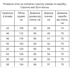 Чоловіча вишиванка Merezhka Доля