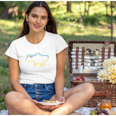 Футболка Parni Ваше місто біла
