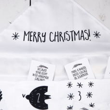 Адвент-календар з кишеньками Presentville Будиночок англійською 