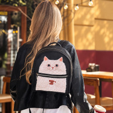 Міський рюкзак Compact Котик з горнятком