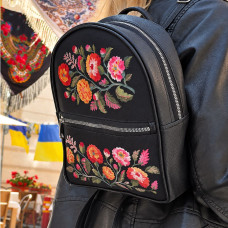 Міський рюкзак Compact Чорнобривці стилізація