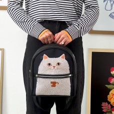 Міський рюкзак Compact Котик з горнятком