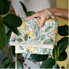 Сумка жіноча Pretty Жовті і блакитні квіти