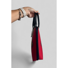 Сумка тканинна Presentville Valise Червоний квітковий орнамент