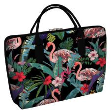 Сумка тканинна Presentville Valise Фламінго та квіти