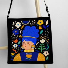Сумка Presentville Taystra Дівчина з синім волоссям