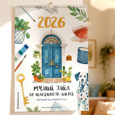 Настінний календар-планер Presentville Річний гайд до щасливого життя 2026