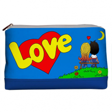 Косметичка дорожня Lovely Love синя