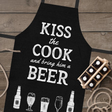 Фартух повноколірний Presentville Сolorful Kiss the cook