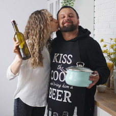 Фартух повноколірний Presentville Сolorful Kiss the cook