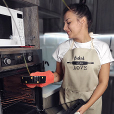 Фартух Presentville з написом Baked with love