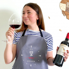 Фартух Presentville з написом It’s wine o’clock