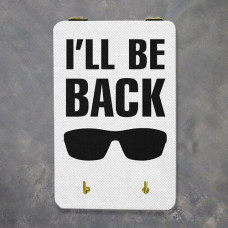 Ключниця настінна маленька I'll be back