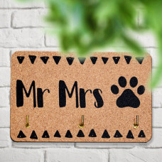 Ключниця настінна маленька Mr Mrs