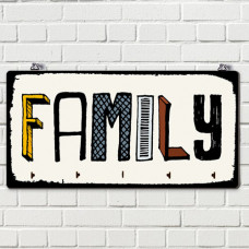 Ключниця настінна горизонтальна Family